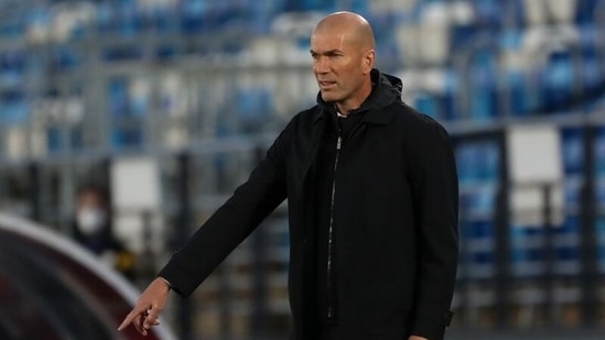 Real Madrid coach Zinedine Zidane. (REUTERS)