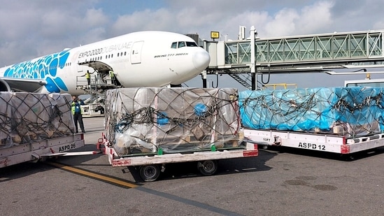 The second consignment of the Sputnik V vaccine arrived at Shamshabad airport on Sunday. 