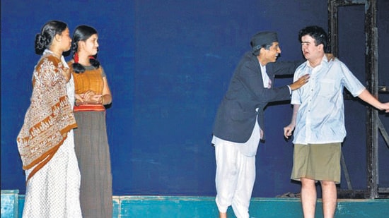 A still from the play “Cycle”. (HT PHOTO) A still from the play “Cycle”. (HT PHOTO)