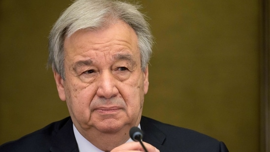 UN Secretary-General Antonio Guterres condemned the fresh violence on Sunday which killed 40 Palestinians, the worst death toll since the unrest broke out.(AFP)