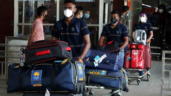 Sri Lanka cricket team arrives in Bangladesh. (Twitter/SLC) Sri Lanka cricket team arrives in Bangladesh. (Twitter/SLC)