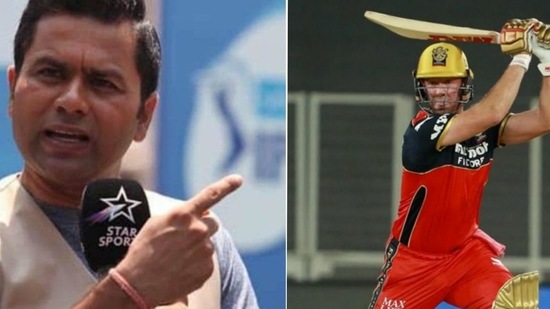 File Photos of Aakash Chopra (left) and AB de Villiers. (HT Collage) File Photos of Aakash Chopra (left) and AB de Villiers. (HT Collage)