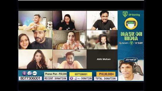 The livestream featured the likes of Dolly Singh, Kusha Kapila and Bhuvan Bam, among others The livestream featured the likes of Dolly Singh, Kusha Kapila and Bhuvan Bam, among others