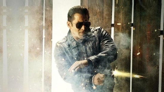Salman Khan in a still from Radhe: Your Most Wanted Bhai.