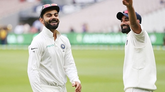 Mohammed Shami with India captain Virat Kohli. (Getty Images) Mohammed Shami with India captain Virat Kohli. (Getty Images)