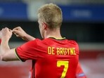File Photo of Kevin de Bruyne (right) in action for Belgium.(Twitter)