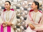 Gauahar Khan in a beautigul ethnic outfit(Instagram/gauaharkhan) Gauahar Khan in a beautigul ethnic outfit(Instagram/gauaharkhan)