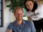 Prince Harry and Meghan Markle in a still from the trailer for Apple's The Me You Can't See.