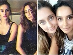 Anusha Dandekar and Shibani Dandekar pose together. Anusha Dandekar and Shibani Dandekar pose together.