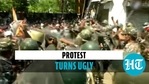 Protest outside CBI office in Kolkata (ANI) Protest outside CBI office in Kolkata (ANI)