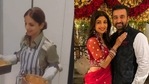 (L) Sussanne Khan bakes cakes during the lockdown, (R) Shilpa Shetty and her husband, Raj Kundra. (L) Sussanne Khan bakes cakes during the lockdown, (R) Shilpa Shetty and her husband, Raj Kundra.