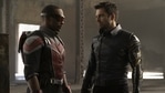 Anthony Mackie and Sebastian Stan in a still from Marvel's The Falcon and the Winter Soldier.