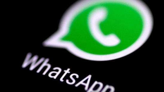 The icon of WhatsApp messaging application is seen on a phone screen.(Reuters File Photo)
