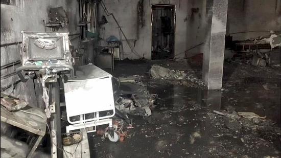 A fire was reported at Patel Welfare Covid Hospital on May 1. (File photo) A fire was reported at Patel Welfare Covid Hospital on May 1. (File photo)