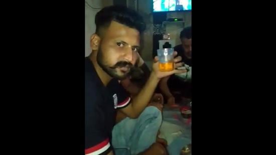 A screen grab of the viral video. (HT PHOTO) A screen grab of the viral video. (HT PHOTO)