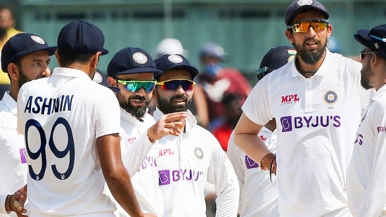 Indian captain Virat Kohli with teammates during a Test match against England (PTI) Indian captain Virat Kohli with teammates during a Test match against England (PTI)