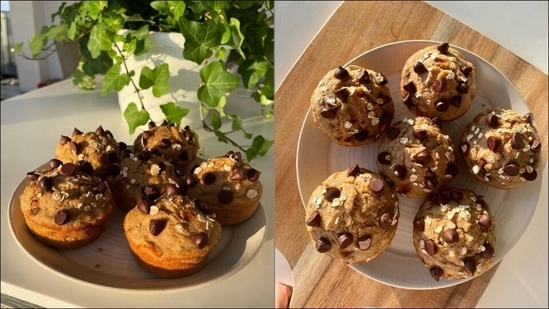 Recipe: Banana chocolate chip muffins are classic way to brush away Monday blues(Instagram/her.healthful)