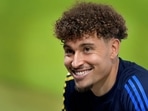 FILE PHOTO: Sweden's Jordan Larsson 