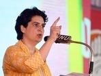 Congress leader Priyanka Gandhi Vadra. ANI Photo) Congress leader Priyanka Gandhi Vadra. ANI Photo)