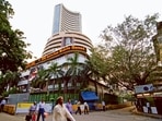 Sensex ends 612 points higher to close at 50,193, Nifty settles above 15,100.(File photo) Sensex ends 612 points higher to close at 50,193, Nifty settles above 15,100.(File photo)
