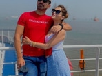 Rubina Dilaik with her husband Abhinav Shukla.