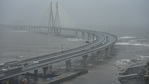 The Bandra-Worli sea link was closed in Mumbai on Monday due to Cyclone Tauktae.(PTI Photo) The Bandra-Worli sea link was closed in Mumbai on Monday due to Cyclone Tauktae.(PTI Photo)