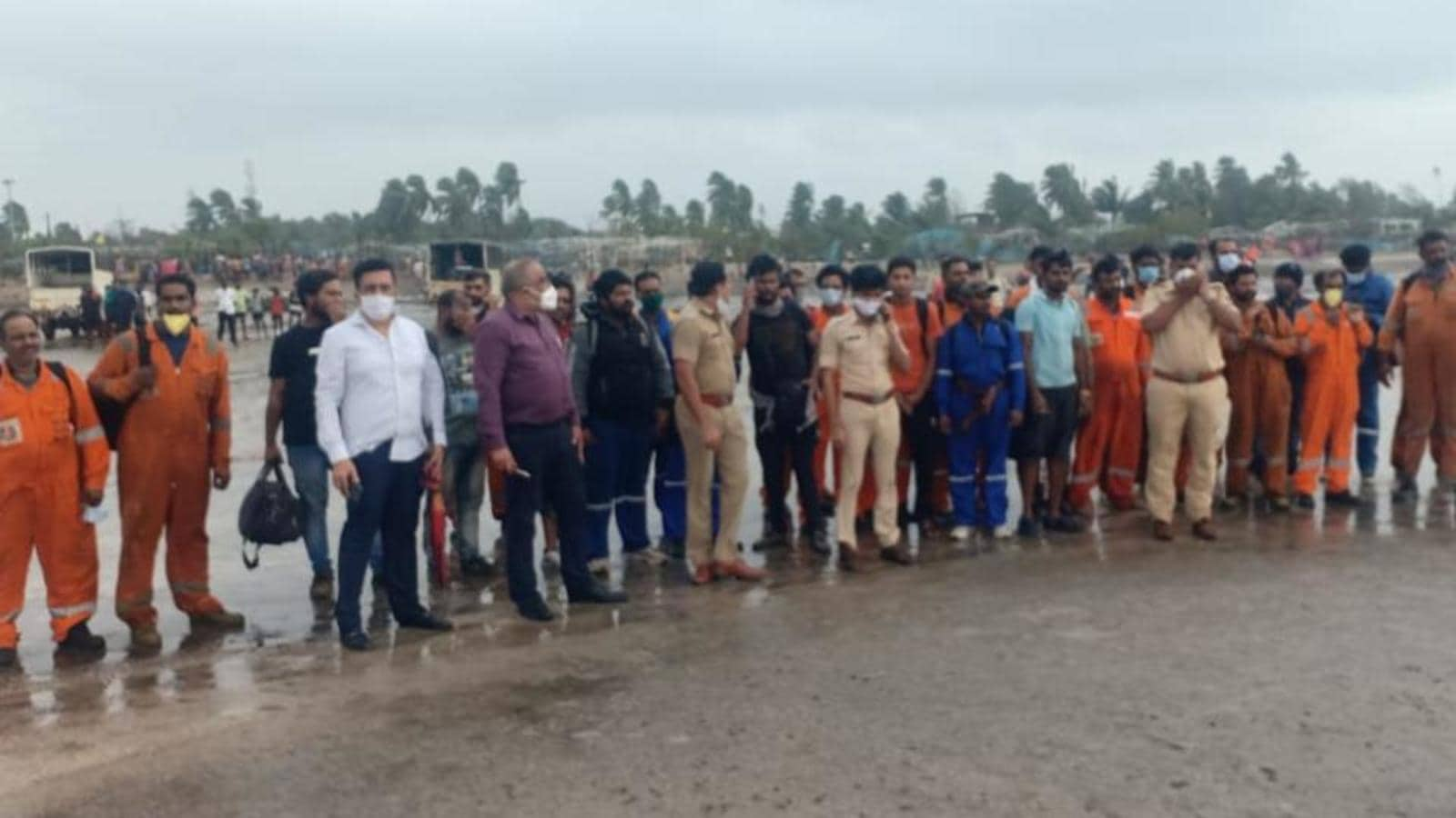 Coast guard rescues 47 crew members from barge Gal Constructor off Palghar coast