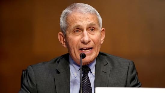 Dr Anthony Fauci said that the results are very encouraging regarding protection against the known SARS-CoV-2 variants.(Reuters)
