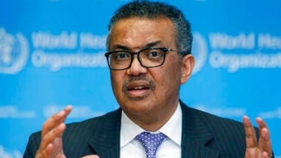 WHO director-general Tedros Adhanom Ghebreyesus hailed news that US President Joe Biden will send at least 20 million more Covid-19 vaccine doses abroad.(AP)