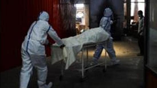 Baba Barfani Hospital in Haridwar didn’t report 65 Covid-19 deaths between April 25 and May 2. (AFP Photo/Representative use) Baba Barfani Hospital in Haridwar didn’t report 65 Covid-19 deaths between April 25 and May 2. (AFP Photo/Representative use)