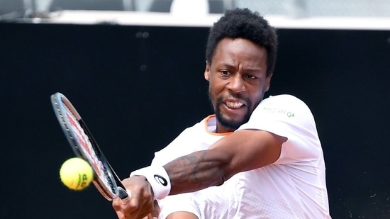 Gael Monfils in action during Lyon Open.(Twitter)