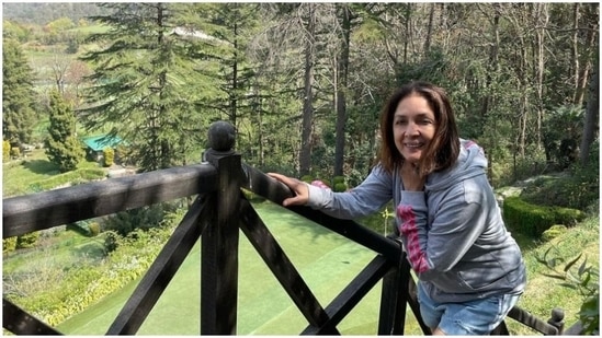 Neena Gupta in Mussoorie.(Instagram/ neena_gupta)