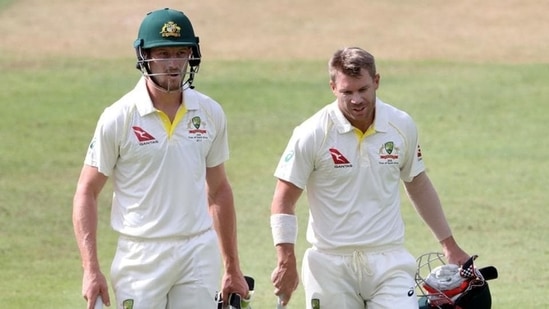 File image of David Warner and Cameron Bancroft.(Reuters)