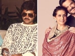 Actor Anil Kapoor and wife Sunita Kapoor celebrated their marriage anniversary.