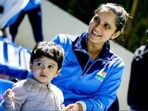 File Photo of Sania Mirza and her son Izhann.(HT Photo) File Photo of Sania Mirza and her son Izhann.(HT Photo)