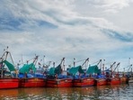 On Tuesday, the chief minister allocated <span class='webrupee'>₹</span>119.88 crore to aid 1,19,875 fishing families in the state.(PTI) On Tuesday, the chief minister allocated <span class='webrupee'>₹</span>119.88 crore to aid 1,19,875 fishing families in the state.(PTI)