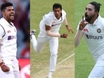 Umesh Yadav, Navdeep Saini and Mohammed Siraj may have to wait for their chances in England. Umesh Yadav, Navdeep Saini and Mohammed Siraj may have to wait for their chances in England.