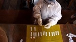 Rapid antigen tests are typically less sensitive than the lab-based RT-PCR tests.(HT file photo. Representative image) Rapid antigen tests are typically less sensitive than the lab-based RT-PCR tests.(HT file photo. Representative image)