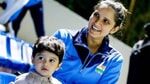 File Photo of Sania Mirza and her son Izhann.(HT Photo) File Photo of Sania Mirza and her son Izhann.(HT Photo)