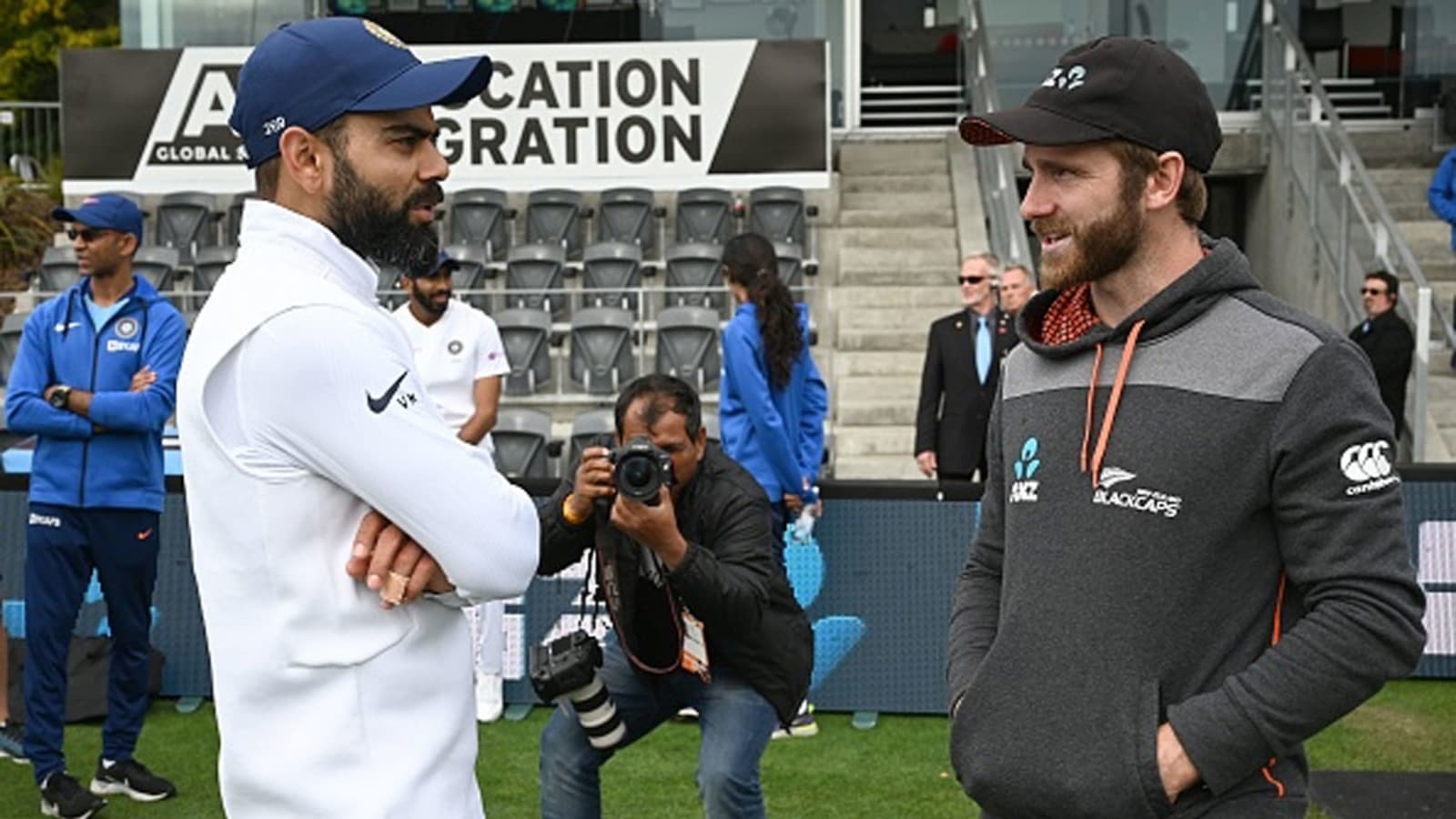 Virat Kohli and Kane Williamson