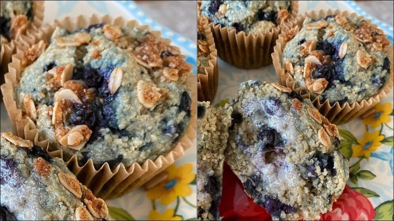 Recipe: Bookmark these wild blueberry banana muffins for Thursday breakfast