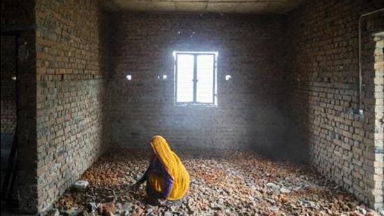 PM Narendra Modi pointed out last September that PMAY homes were built more efficiently during the first wave of coronavirus with 18 lakh houses constructed across the country during the pandemic. (Bloomberg) PM Narendra Modi pointed out last September that PMAY homes were built more efficiently during the first wave of coronavirus with 18 lakh houses constructed across the country during the pandemic. (Bloomberg)