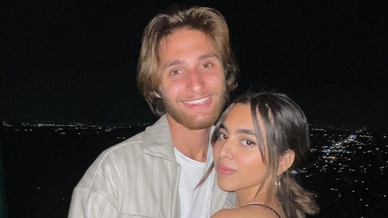 Aaliyah Kashyap poses with boyfriend Shane Gregoire.