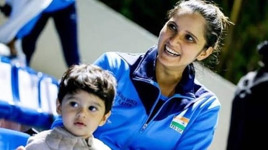 File Photo of Sania Mirza and her son Izhann.(HT Photo) File Photo of Sania Mirza and her son Izhann.(HT Photo)