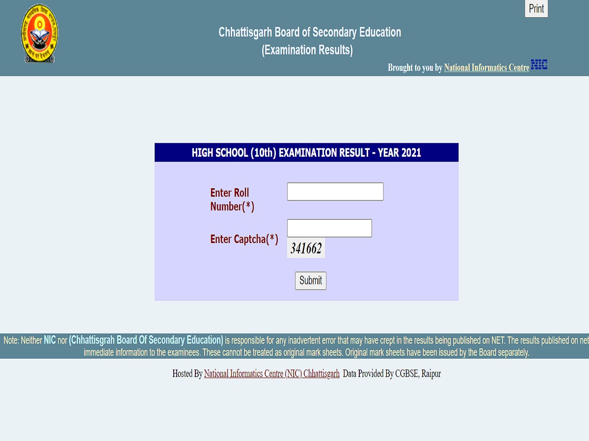 Chhattisgarh Class 10 Results declared