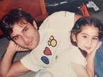 Saif Ali Khan poses with his daughter Sara Ali Khan in this throwback photo. Saif Ali Khan poses with his daughter Sara Ali Khan in this throwback photo.
