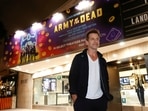 Director Zack Snyder poses after a special screening of Army of the Dead marking the reopening of the Landmark Westwood theatre in Los Angeles, California, U.S., May 14, 2021.