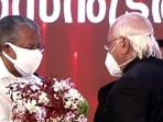 Chief minister of Kerala Pinarayi Vijayan after taking oath during the swearing-in ceremony, in Thiruvananthapuram on May 20, 2021