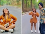 Neha Kakkar in mustard co-ord set