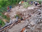 A search and rescue operation was going on with the help of villagers in Kwansi village near Dehradun,